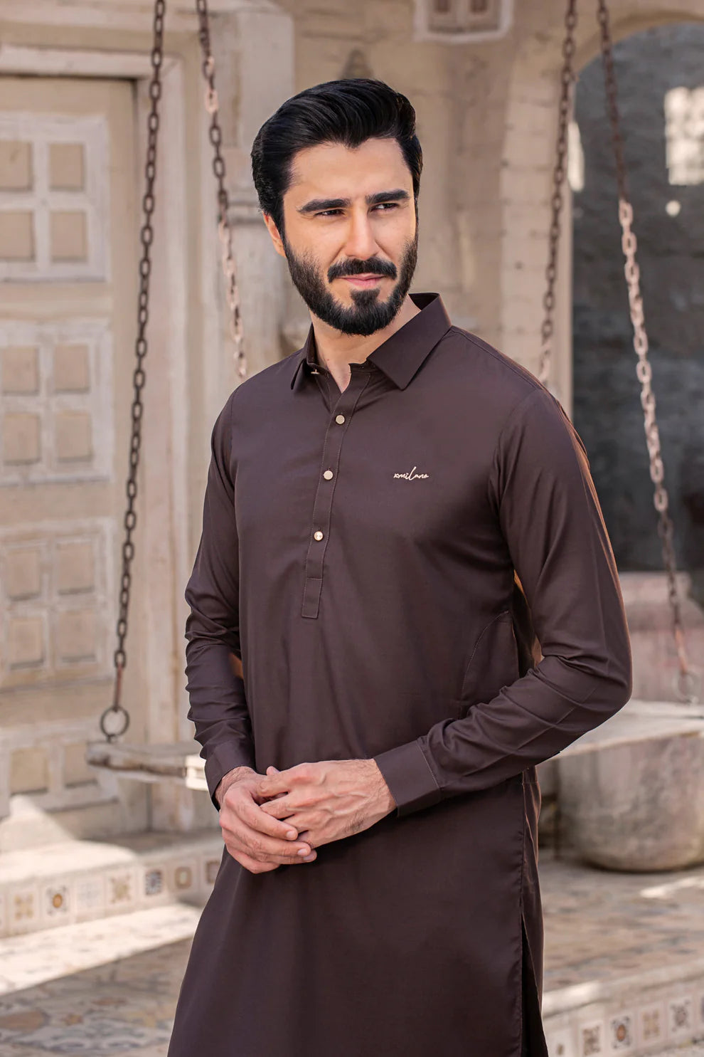 PREMIUM UNSTITCHED WASH & WEAR (Mahroon color)