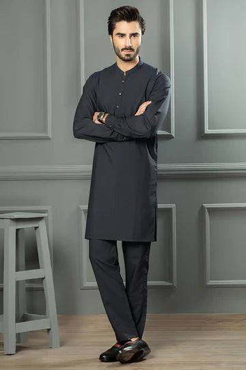 PREMIUM  UNSTITCHED WASH & WEAR (Charchoal color)